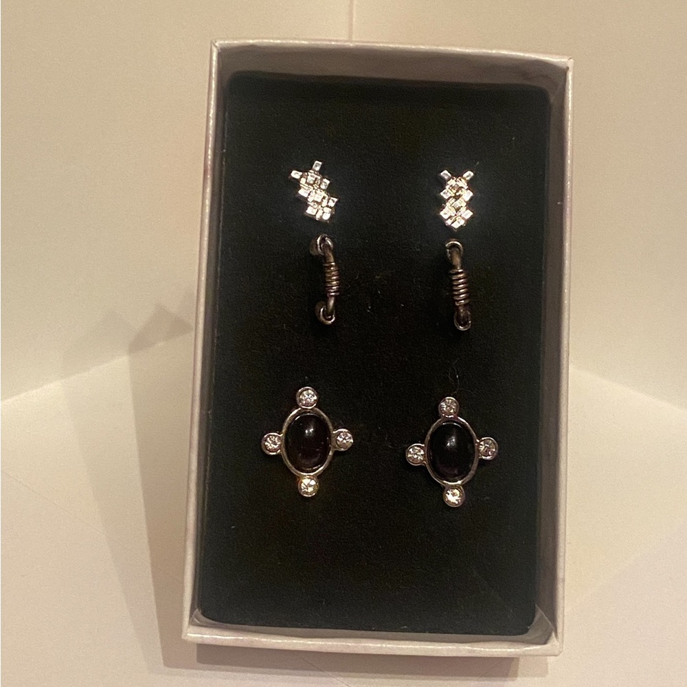 Silver earrings